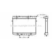 Радиатор охлаждения двигателя AVA QUALITY COOLING OL2213