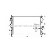 Радиатор охлаждения двигателя AVA QUALITY COOLING OL2468