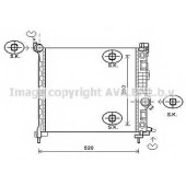 Радиатор охлаждения двигателя AVA QUALITY COOLING OL2567