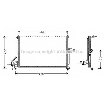 Конденсатор кондиционера AVA QUALITY COOLING OL5209