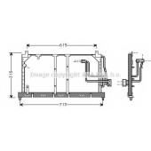 Конденсатор кондиционера AVA QUALITY COOLING OL5224