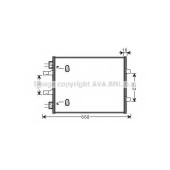 Конденсатор кондиционера AVA QUALITY COOLING OL5480