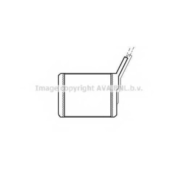 Радиатор отопления салона AVA QUALITY COOLING OL6182