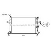 Радиатор охлаждения двигателя AVA QUALITY COOLING OLA2255