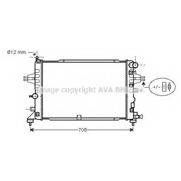 Радиатор охлаждения двигателя AVA QUALITY COOLING OLA2381