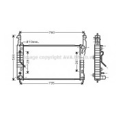 Радиатор охлаждения двигателя AVA QUALITY COOLING OLA2424