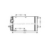 Конденсатор кондиционера AVA QUALITY COOLING OLA5326D