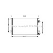 Конденсатор кондиционера AVA QUALITY COOLING OLA5397