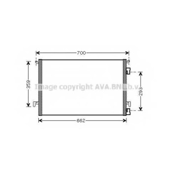 Конденсатор кондиционера AVA QUALITY COOLING OLA5397