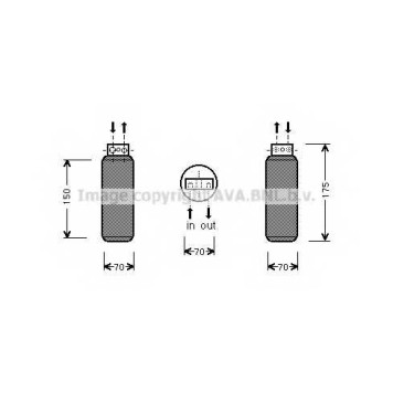 Осушитель кондиционера AVA QUALITY COOLING OLD291