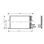 Конденсатор кондиционера AVA QUALITY COOLING FD5227