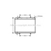 Радиатор охлаждения двигателя AVA QUALITY COOLING PE2259