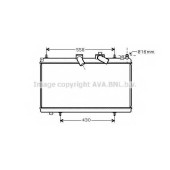 Радиатор охлаждения двигателя AVA QUALITY COOLING PE2296