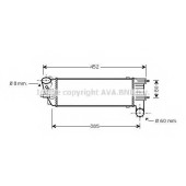 Интеркулер AVA QUALITY COOLING PEA4204