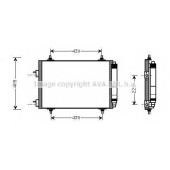 Конденсатор кондиционера AVA QUALITY COOLING PEA5209D