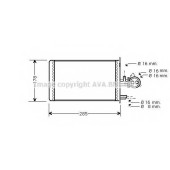 Радиатор отопления салона AVA QUALITY COOLING PEA6173