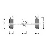 Осушитель кондиционера AVA QUALITY COOLING PED020