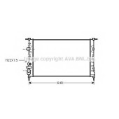 Радиатор охлаждения двигателя AVA QUALITY COOLING RT2198
