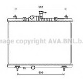 Радиатор охлаждения двигателя AVA QUALITY COOLING RT2603