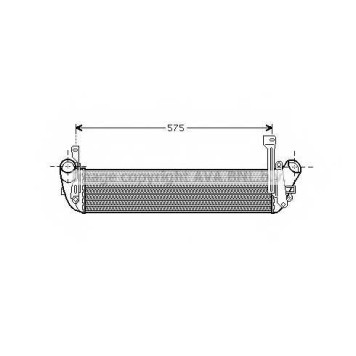 Интеркулер AVA QUALITY COOLING RT4346