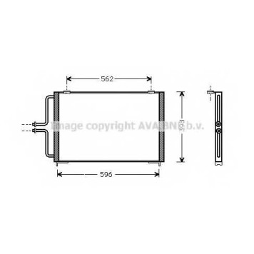 Конденсатор кондиционера AVA QUALITY COOLING RT5236