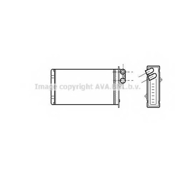 Радиатор отопления салона AVA QUALITY COOLING RT6161
