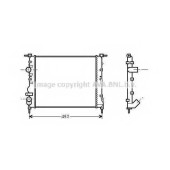 Радиатор охлаждения двигателя AVA QUALITY COOLING RTA2218