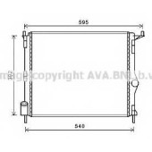 Радиатор охлаждения двигателя AVA QUALITY COOLING RTA2476