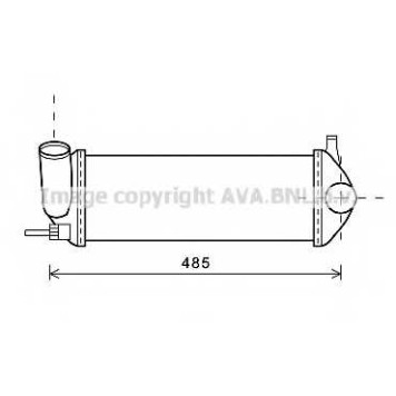 Интеркулер AVA QUALITY COOLING RTA4471