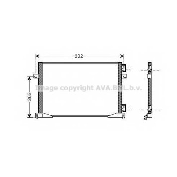 Конденсатор кондиционера AVA QUALITY COOLING RTA5400