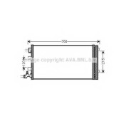 Конденсатор кондиционера AVA QUALITY COOLING RTA5449D