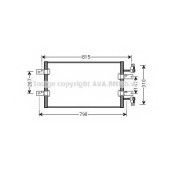 Конденсатор кондиционера AVA QUALITY COOLING RTA5451