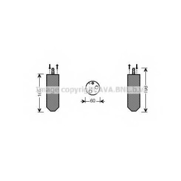 Осушитель кондиционера AVA QUALITY COOLING RTD364