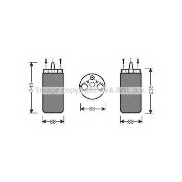 Осушитель кондиционера AVA QUALITY COOLING RTD453