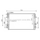 Радиатор охлаждения двигателя AVA QUALITY COOLING SA2021