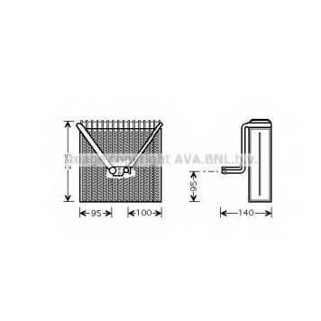 Испаритель кондиционера AVA QUALITY COOLING SAV011