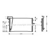 Конденсатор кондиционера AVA QUALITY COOLING SB5039