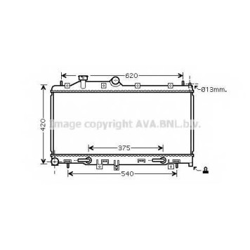 Радиатор охлаждения двигателя AVA QUALITY COOLING SU2076