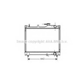Радиатор охлаждения двигателя AVA QUALITY COOLING SZ2079