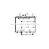 Радиатор охлаждения двигателя AVA QUALITY COOLING SZ2111