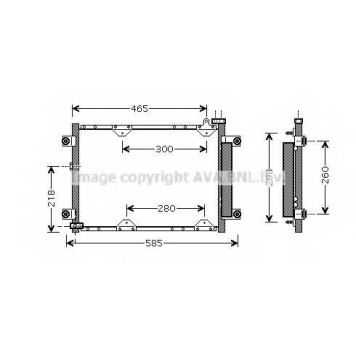 Конденсатор кондиционера AVA QUALITY COOLING SZ5075D