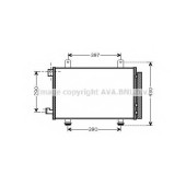 Конденсатор кондиционера AVA QUALITY COOLING SZ5090D