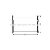 Конденсатор кондиционера AVA QUALITY COOLING SZ5108D