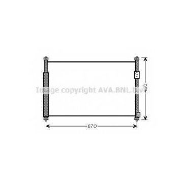 Конденсатор кондиционера AVA QUALITY COOLING SZ5108D