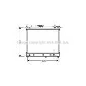Радиатор охлаждения двигателя AVA QUALITY COOLING SZA2055