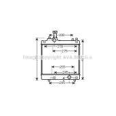 Радиатор охлаждения двигателя AVA QUALITY COOLING SZA2113