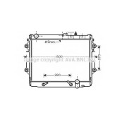 Радиатор охлаждения двигателя AVA QUALITY COOLING TO2490