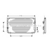 Конденсатор кондиционера AVA QUALITY COOLING TO5246