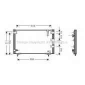 Конденсатор кондиционера AVA QUALITY COOLING TO5262