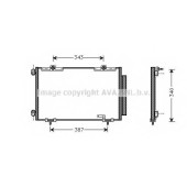 Конденсатор кондиционера AVA QUALITY COOLING TO5266D